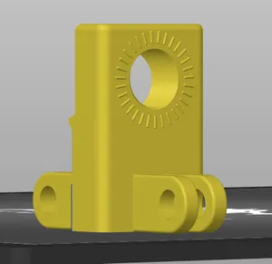 Action Camera Mount for Sturdy Desk Arm