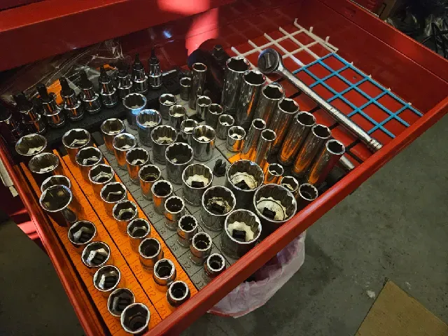 TrackTwist socket holder organizer 3/4" 1/2" 3/8" 1/4" drive SAE METRIC gridfinity V2 Wrench and tool organizer — Image 7 of 7