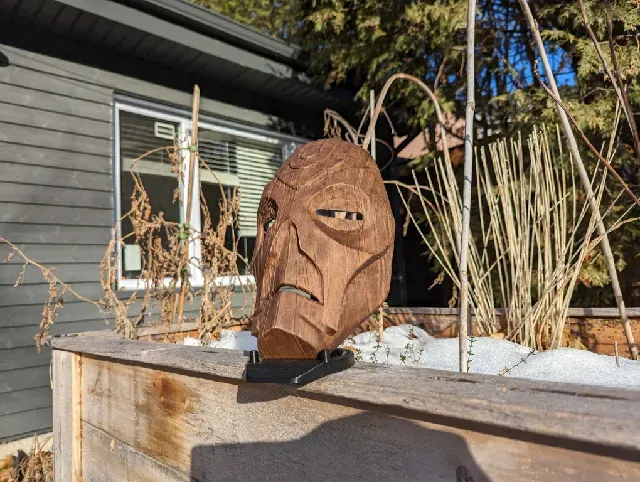 Skyrim Dragon Priest Wooden Mask — Фото 8 из 8