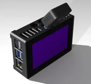 Case for Raspberry Pi 4 + GeekWorm P165-A + Osoyoo Screen 3.5"