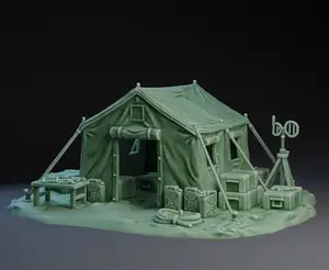 Little Green Army Men : Military Tent