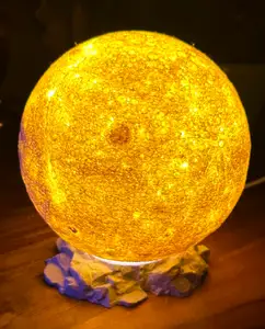 Floating Moon Rock Base stand for the (HD) Designer Lithophane Moon Lamp