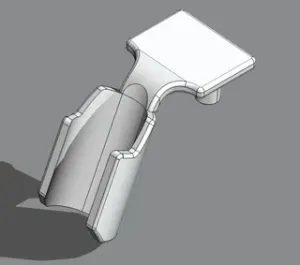 Airbus A320 Cockpit Microphone Holder - Captain's side