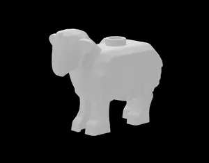 Lego Compatible (74118.dat) Animal Sheep