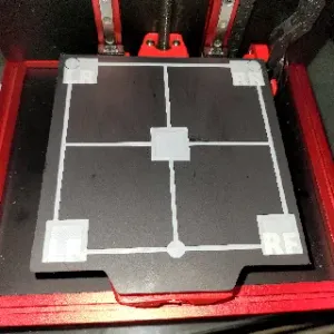 Voron V0 first layer test print