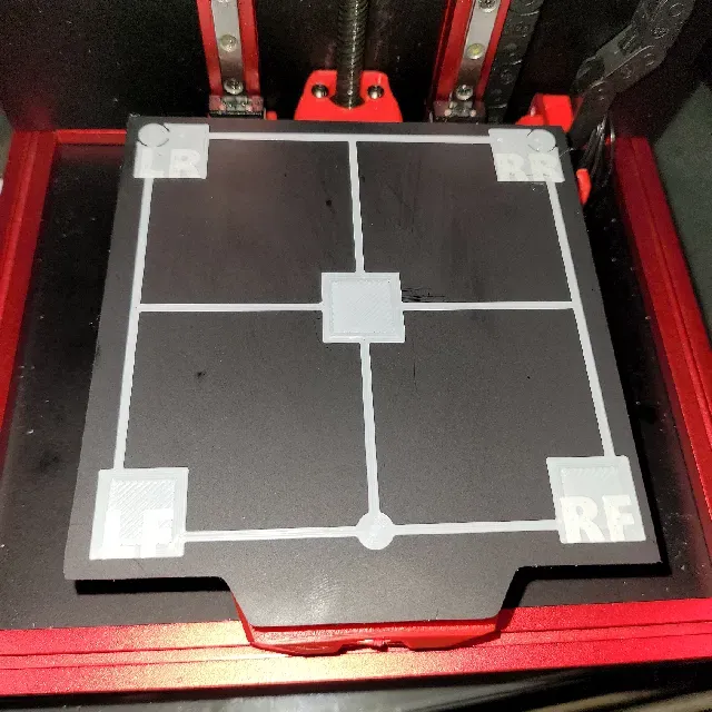 Voron V0 first layer test print