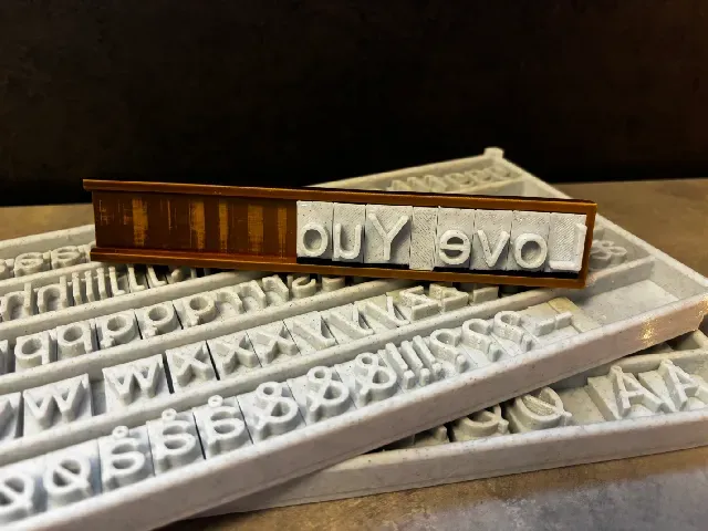 Alphabet pottery stamps — Фото 2 из 7