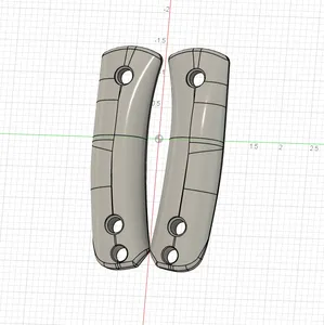 Lulu fixed blade Knife Scales