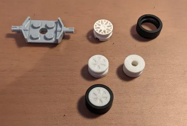 LEGO 93595 replacement wheel — Фото 3 из 3