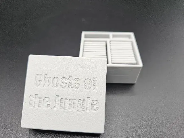 Ghosts of the Jungle wargame 2 mm counter bases and box — Image 2 of 2