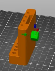 Honey Comb Storage Wall Adapter Connector Part (for combining in Slicer)