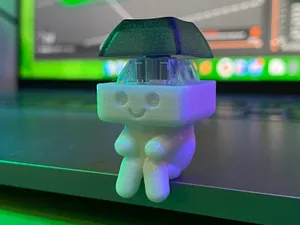 KeyCrappie - The print your own Romley KeyCappie fidget toy clone (aka cute key cap guy)