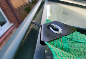 Halls Greenhouse Top ridge hook for shade cloth grommet