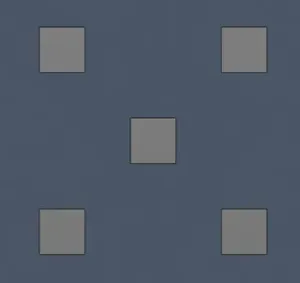 First Layer Test - Quick 5 squares (100/200/300 mm) Calibration