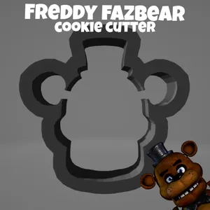 Freddy Fazbear Cookie Cutter FNAF