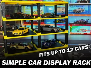 Simple Car Display Rack for Hot Wheels & 1/64 Cars