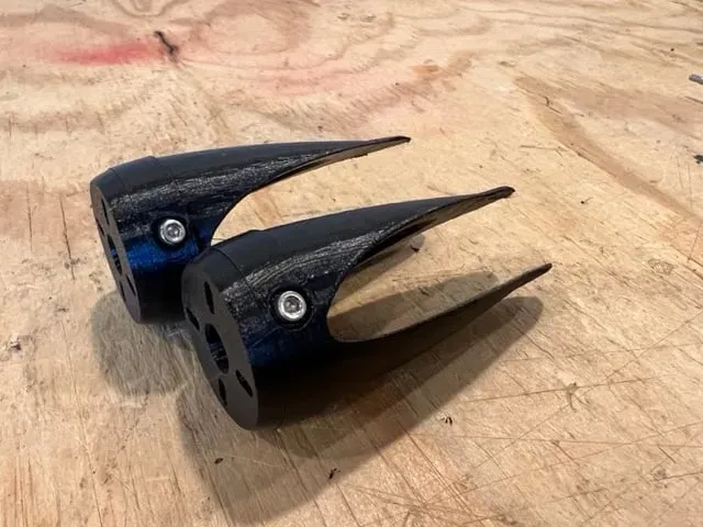 Mini Drak twin tractor / puller motor nacelles with removable cap — Image 14 of 18