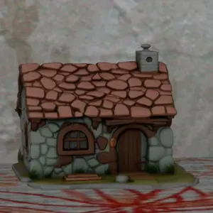 Oger Cottage FDM Nosupport Terrain Printing ttrpg