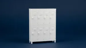 1:12 Scale Dollhouse School Lockers