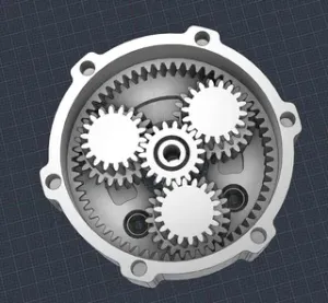PNX CHG-3617 – 36:1 Compound Helical Gearbox for NEMA 17