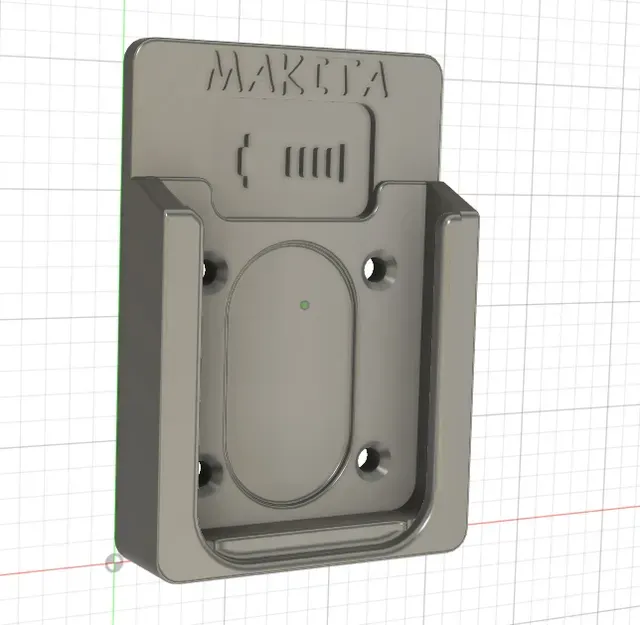 WALL MOUNT FOR MAKITA 18V BL BATTERY / AKKU WANDHALTERUNG WALL FIX