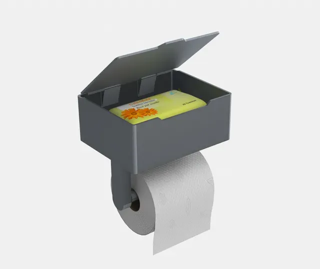 2-in-1 Multifunctional Toilet Paper Holder