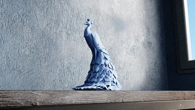Low Poly Peacock — Image 4 of 9