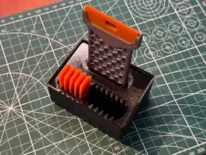 Gridfinity Holder for Optimized Bed Scraper XL
