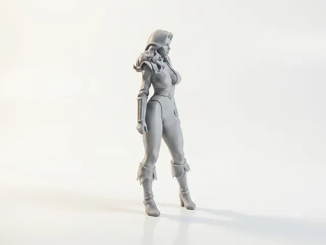Lady Hero Fantasy Warrior Figurine 3D Printable — Фото 3 из 5