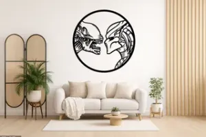 WallArt - Alien vs. Predator