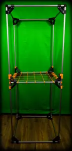 "The Frame & The Lift" (Part 2/3 of SCROG - System MXG_2) greenhouse enclosure fume hood
