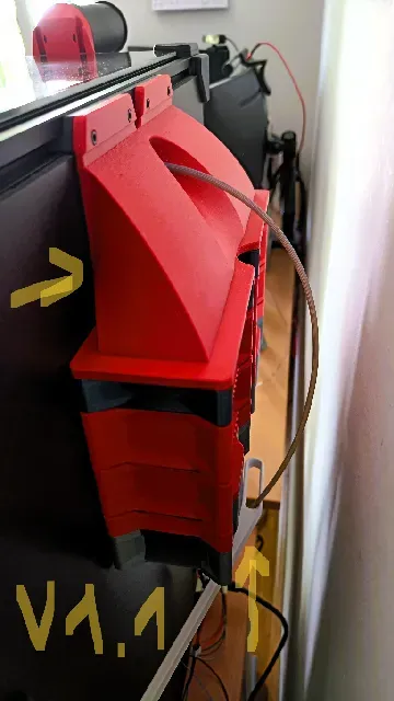 Modular Air HEPA/carbon filter + PTFE guide solution V1.1 for VORON