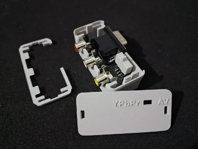 Case for the Ultimate VGA to YPbPr adapter by Ultimatemister for the Mister FPGA