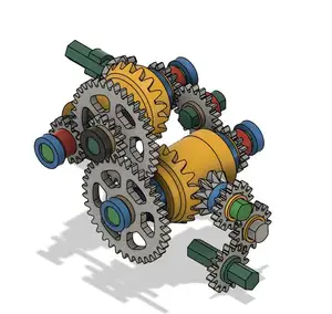 Automatic 2 speed gearbox for RC Unimog (attempt #3)