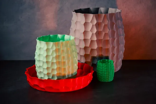 DragonScale Bin – Rigid Spiral Vase Trash Can — Фото 6 из 7
