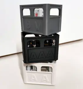 Update! - Stackable battery box (AA - AAA - 9V Blocks - CR2XX)
