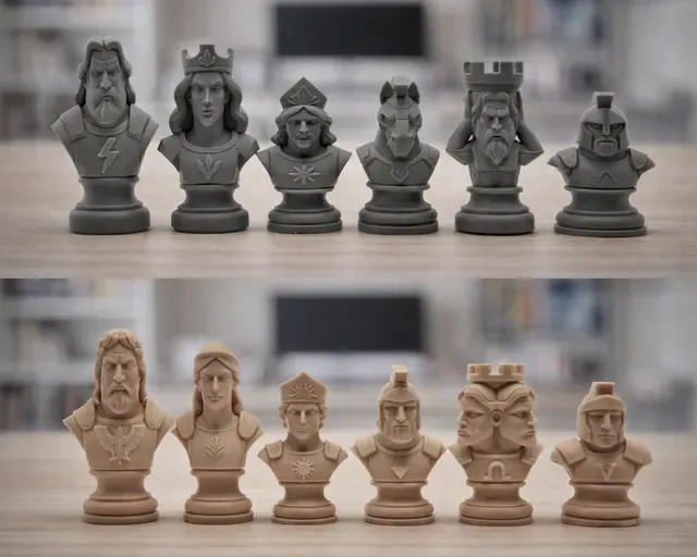 Roman Gods Chess Set — Image 3 of 3