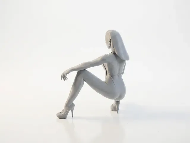 Swimsuit Pose Female Figurine 3D Printable — Image 5 of 5