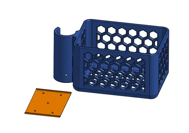Soap dish, Bottle tray and Basket for Shower Rod — Image 11 of 14