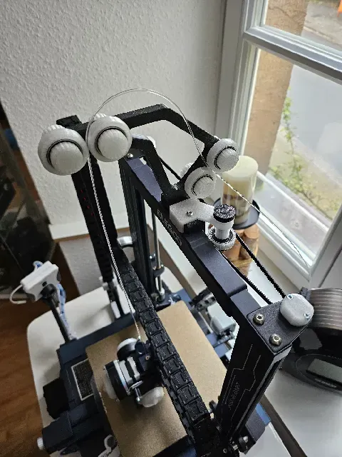 ELEGOO Neptune 3 Pro Filament Umlenkung/ Filament guide; Z-Axis belt tensioner