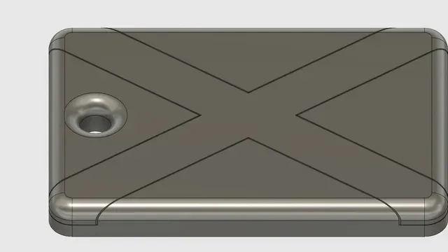 Scottish Flag (St Andrew) Keyfob — Фото 2 из 4