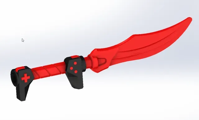 LEGO Ninjago inspired Game Controller Sword