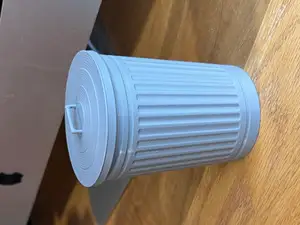 Galvanized Trash Can