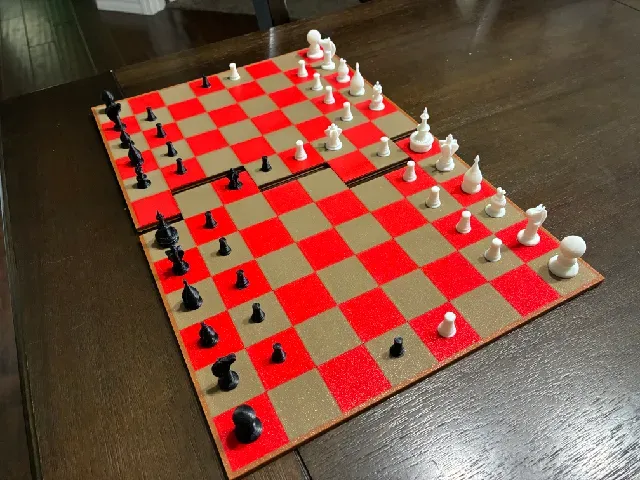 Courier Chess Set - Medieval Size, 2pc Option