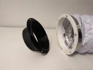 Hose Adapter | 76mm to 100mm | 3inch to 4inch | Magnetic Connector | Duct Coupler