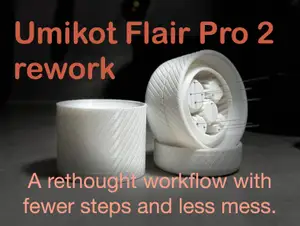 Umikot Flair Pro 2 rework (spirographic wdt tool) Umikot Flair Pro 3 rework