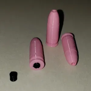 9mm Luger 9x19mm Training Bullet w/ TPU Firing Pin Cushion