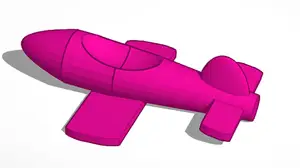 Airplane model 2.0 (tinkercad)
