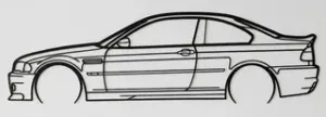 BMW M3 E46 CSL Wall Art
