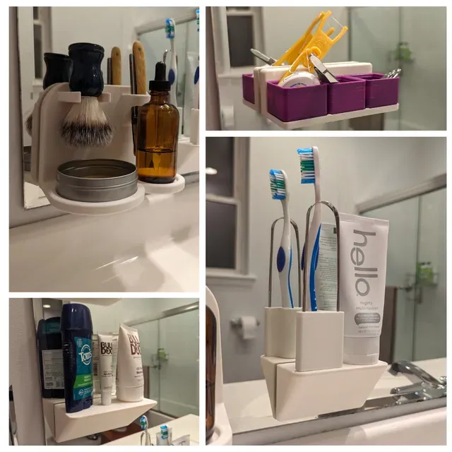 Suction Cup "Floating" Shelves for Bathroom, Kitchen, and more — Image 2 of 6